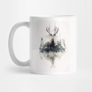 Deer Nature Reflection Mug